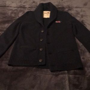 Navy Hollister Cardigan